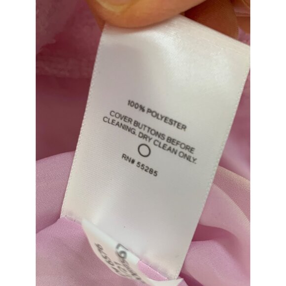 Express Womens Pink Double-Breasted Tweed Cropped Blazer Jacket XL NWT 7763 - Picture 8 of 8